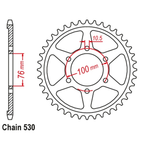 Standard Rear Sprocket 46T