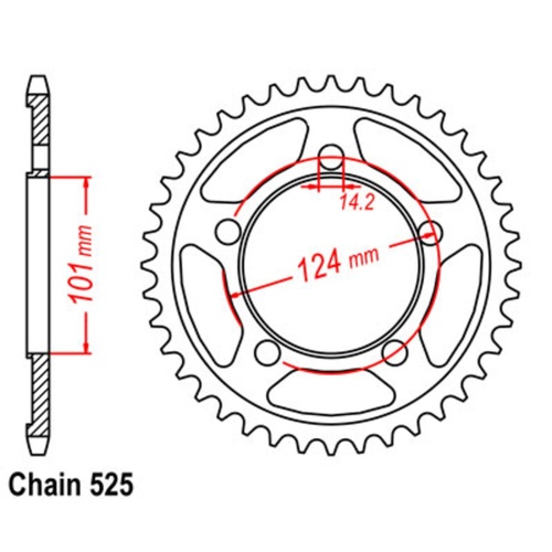 Standard Rear Sprocket 41T