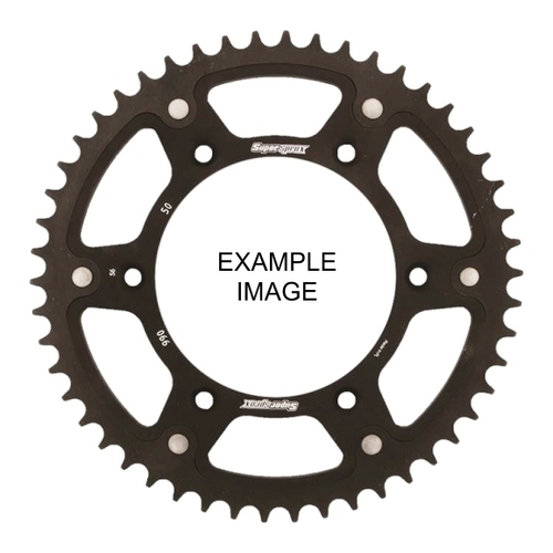 Black Alternative Pitch 520 42T Stealth Supersprox Black Sprocket