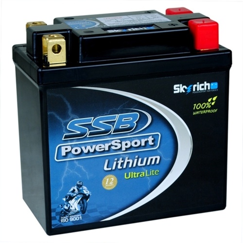 SSB PowerSport Ultralight Lithium Battery for BMW G650 GS Sertao 2012 to 2015