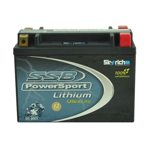 SSB Ultralight Lithium Battery for  HD 1200 FX Electric Start 1973 to 1978