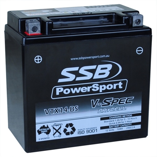 SSB 12V V-SPEC DRY CELL AGM 290 CCA BATTERY for Honda GL1500CF GL 1500CF 2000-2006