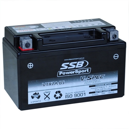 SSB 12V V-SPEC DRY CELL AGM 150 CCA BATTERY for Honda CB400F CB 400F 1989-1991 MOTO