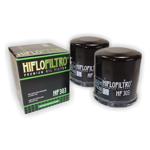 HiFlo Oil Filter Two Pack for Honda XRV750 1990 to 2002 VFR800 1998 to 2001