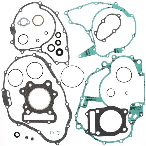 Vertex Complete Gasket Set with Oil Seals - Honda TRX300 Fourtrax 88-00, TRX300FW Fourtrax 4x4 88-00