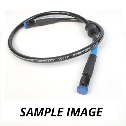 WHITES PREMADE BRAKE LINE 1500mm - DARK SMO STEEL