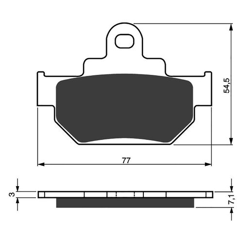 Brake Pads Goldfren GF030 - S3