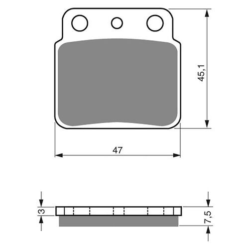 Brake Pads Goldfren GF092 - K5