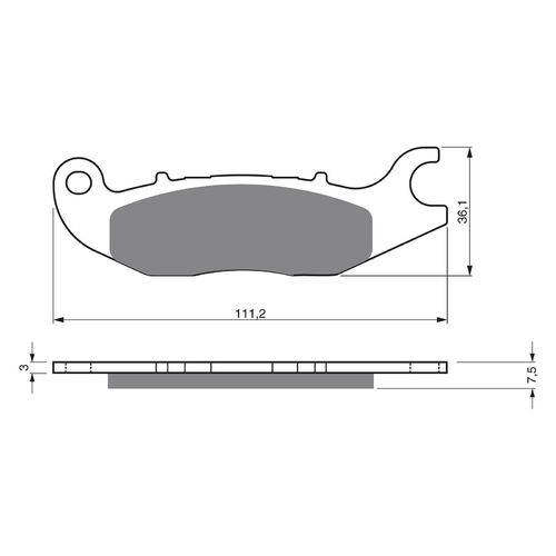 Brake Pads Goldfren GF210 - S3