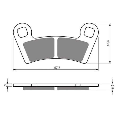 Brake Pads Goldfren GF343 - K5