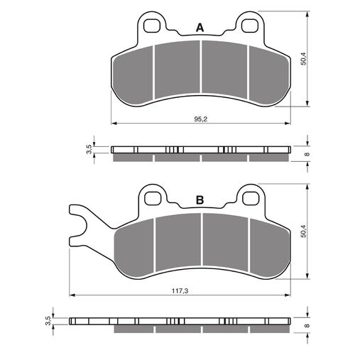 Brake Pads Goldfren GF376 - K5