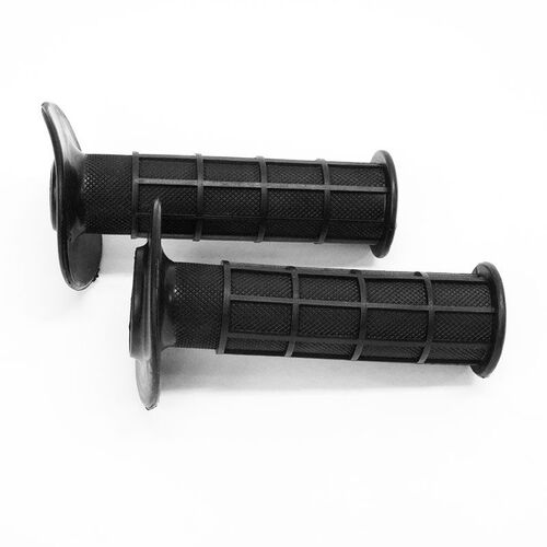 Standard Half Waffle Off Road Grips | Black | 22mm Bars