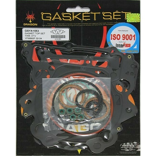 Whites Top End Rebuild Gasket Kit for Yamaha YFM660FA Grizzly 4x4 2002-2008