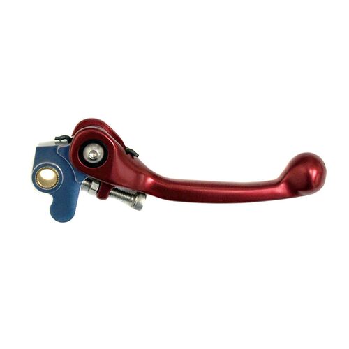 WHITES FOLDING BRAKE LEVER CR/CRF ASSTD YRS RED