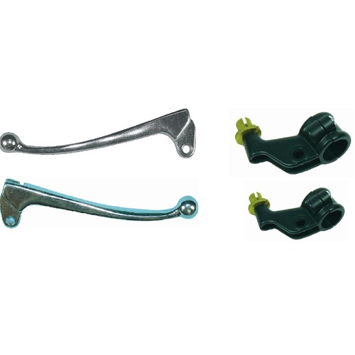 Clutch Lever + Brake Lever + Perches for Suzuki RM125 1977 1978 1979 1980 1981