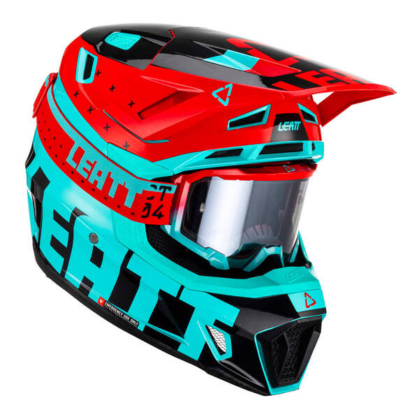 Leatt 2023 7.5 Helmet & Goggle Kit - Fuel (L)