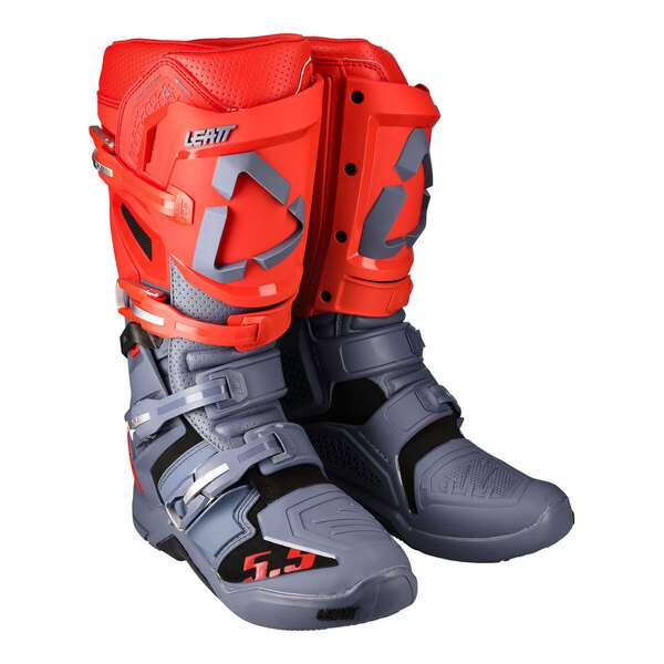 LEATT 22 BOOT 5.5 FLEXLOCK US8 / EU42 GRAPHENE/RED