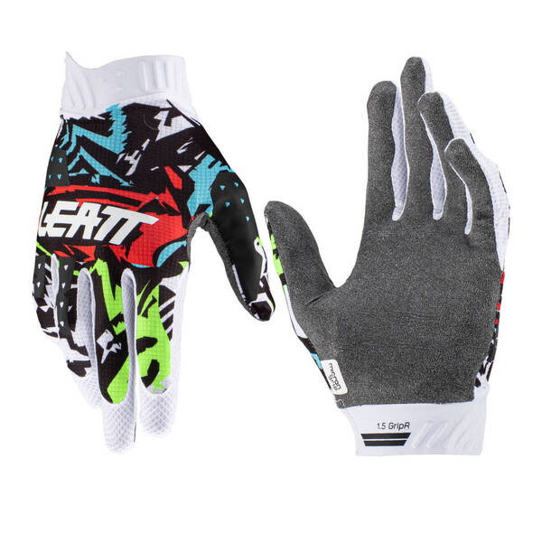 LEATT 23 GLOVE MOTO 1.5 GRIPR S/EU7/US8 ZEBRA