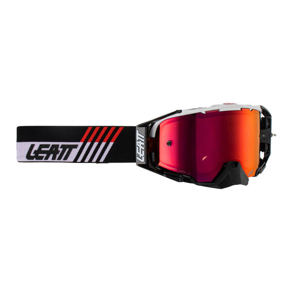 LEATT GOGGLE VELOCITY 6.5 IRIZ WHITE RED 28%