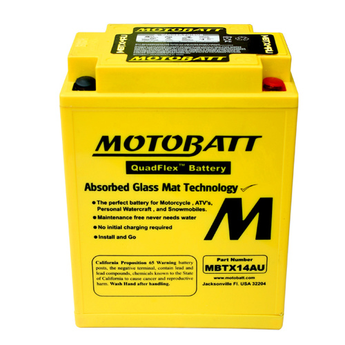 Motobatt AGM Battery for Polaris MAGNUM 325 2x4 2000 to 2002