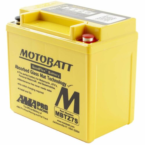 12V 100 CCA Glass Mat Battery for SYM 50 JET SPORT X 2010 to 2016