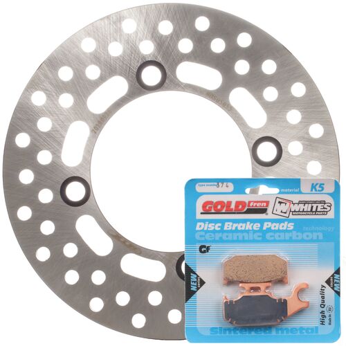 BRAKE ROTOR & PAD FRONT KIT - SUZ LTA500 AXI 14-18 - RIGHT