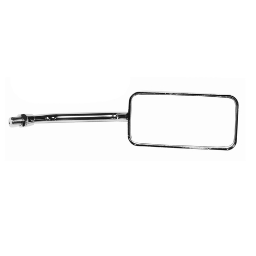 Universal Rectangular Mirror Chrome (10mm Thread)