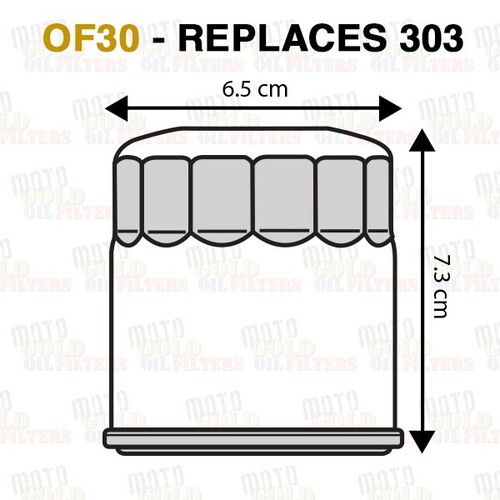 Aftermarket Oil Filter for Yamaha FZR250 Twin Disc 90 On FZX250 Zeal 98-02 Hf303