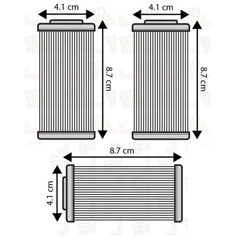 THREE (3) AFTERMARKET OIL FILTER for Husqvarna HUSKY TXC449 2012 SMR449 2011 to 2013