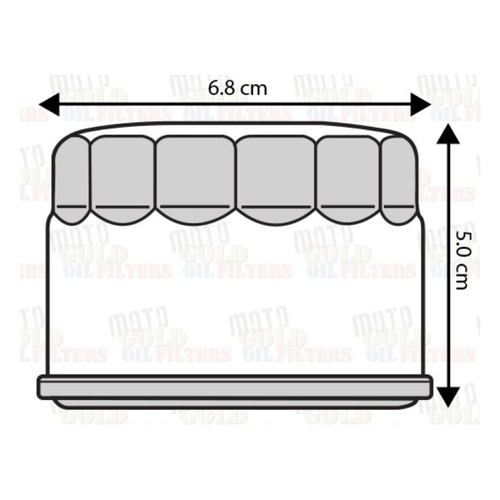 MOTORCYCLE OIL FILTER for KYMCO XCITING 500RI 499 All MODELS