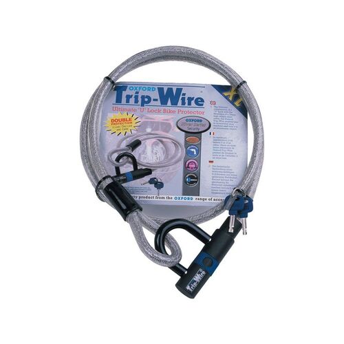 Oxford Xl Tripwire - High Security Cable And Padlock