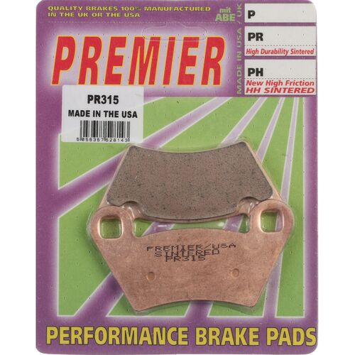 PREMIER BRAKE PADS FULL SINTERED MOTO X- PR315