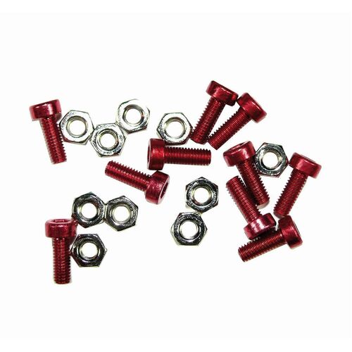 Rego Label Holder Screw Kit Red 