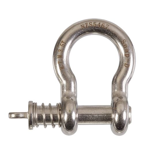 SNAP-D 13mm Stainless Steel Bow Shackle | 3.5T Towing Mass