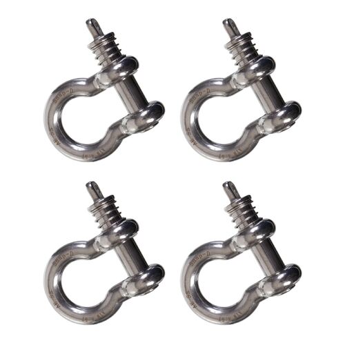 Snap-D 19mm Bow Shackle - 4 Pack Special