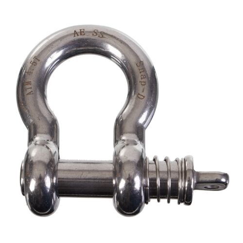 SNAP-D 19mm Stainless Steel Bow Shackle | 4.5T Towing Mass