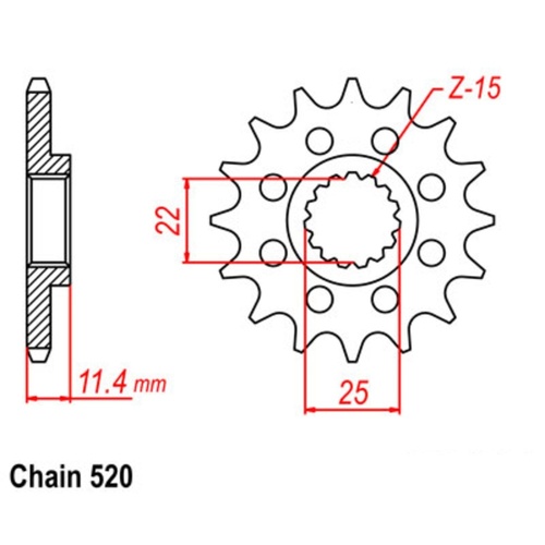 Front Sprocket 14T