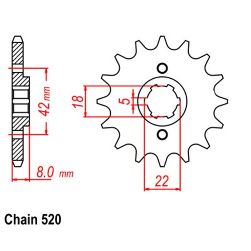 Front Sprocket 12T