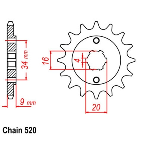 Front Sprocket 13T