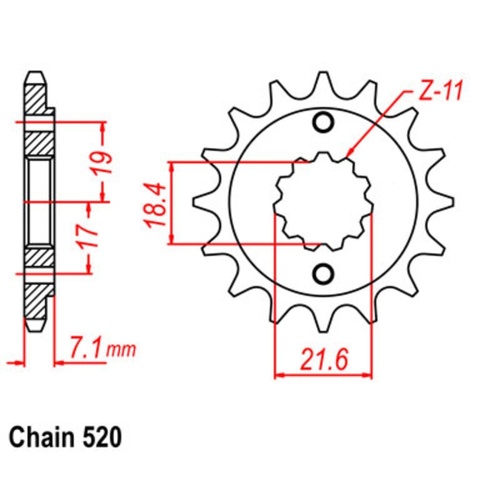 Front Sprocket 12T