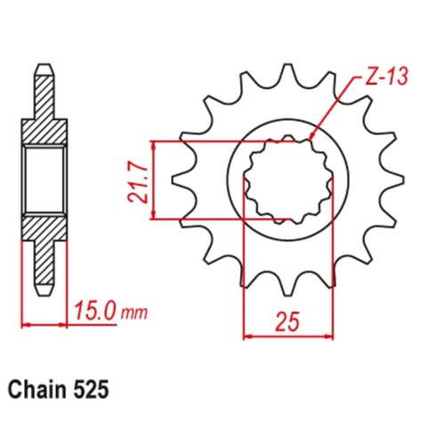 Front Sprocket 15T