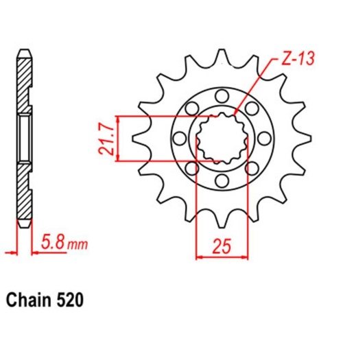 Front Sprocket 15T