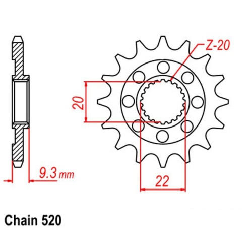 Front Sprocket 13T