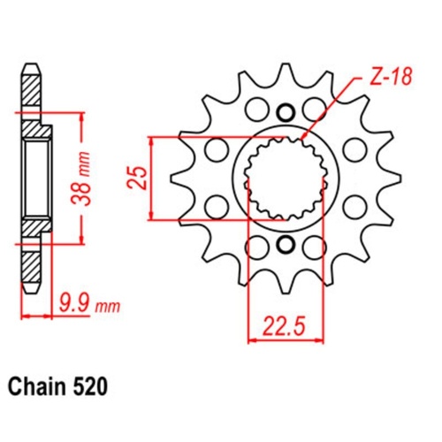 Front Sprocket 13T