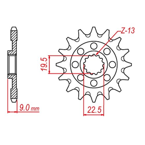 Front Sprocket 14T