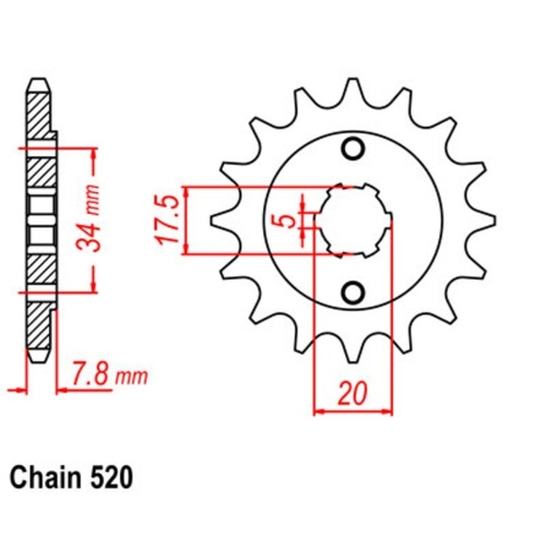 Front Sprocket 15T