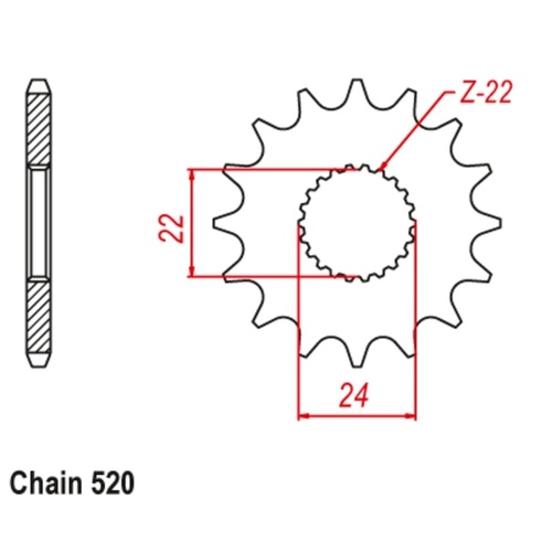 Front Sprocket 16T