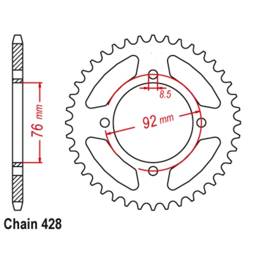 Rear Sprocket 37T