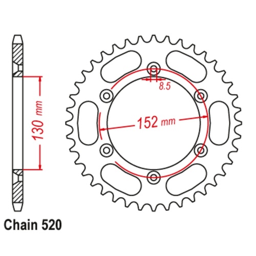 Rear Sprocket 48T