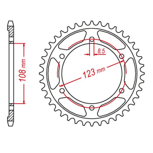 Rear Sprocket 60T